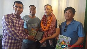 Former-national football player Shah honored in home district Banke