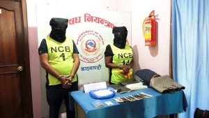 Two foreign nationals held for alleged possession of cocaine