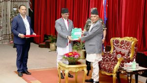 OAG submits annual report to President Paudel