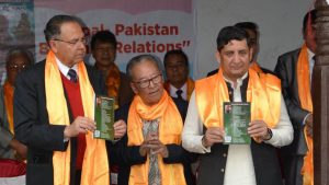 Former envoy Shrestha’s book “Nepal-Pakistan Buddhist Relations” launched