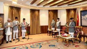 Three newly appointed ministers take oath of office and secrecy