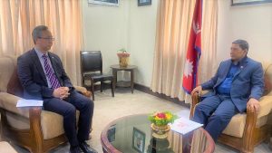 Chinese ambassador calls on DPM Shrestha, applauds Nepal’s support to one-China policy