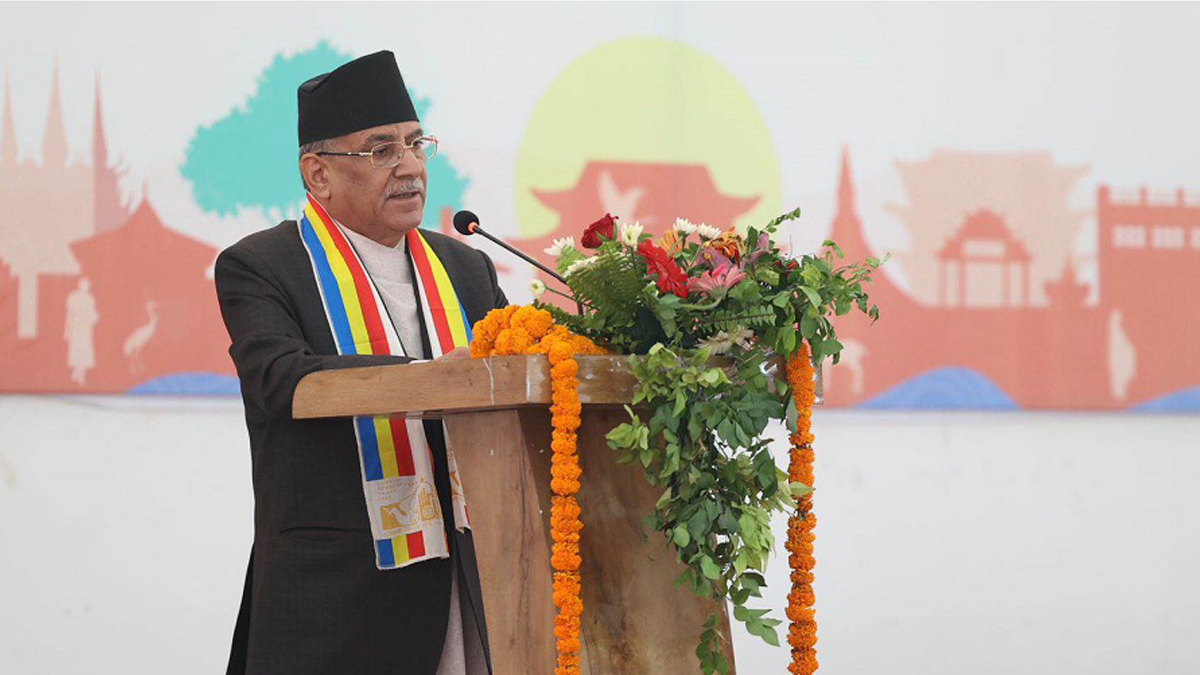 Lumbini’s development, government top priority: PM Prachanda