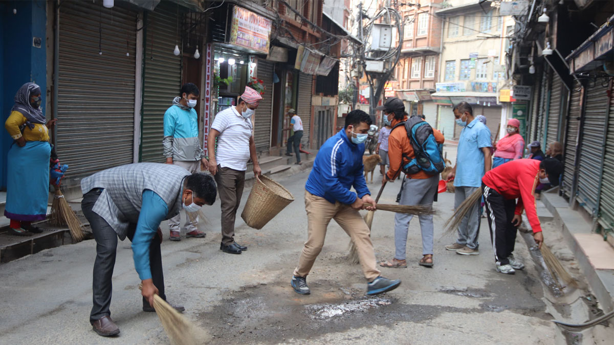 Landlords and entrepreneurs launch clean-up drive in Thamel