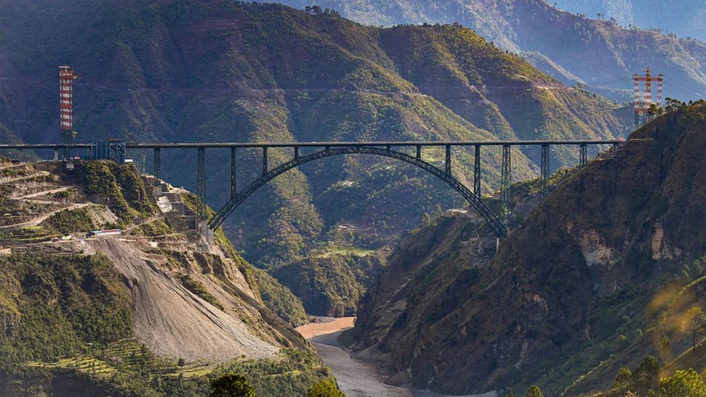 Taller than the Eiffel Tower, India constructs world’s highest railway ...