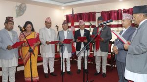 Bagamati provincial govt expanded, ministers sworn-in