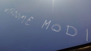 Welcome Modi Message Displayed In Australia’s Sky
