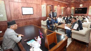 NSU Delegation Extends Support to PM Prachanda in Government’s Anti-Corruption Drive