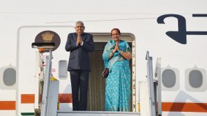 India’s Vice President Dhankhar departs for UK to attend Coronation of King Charles III