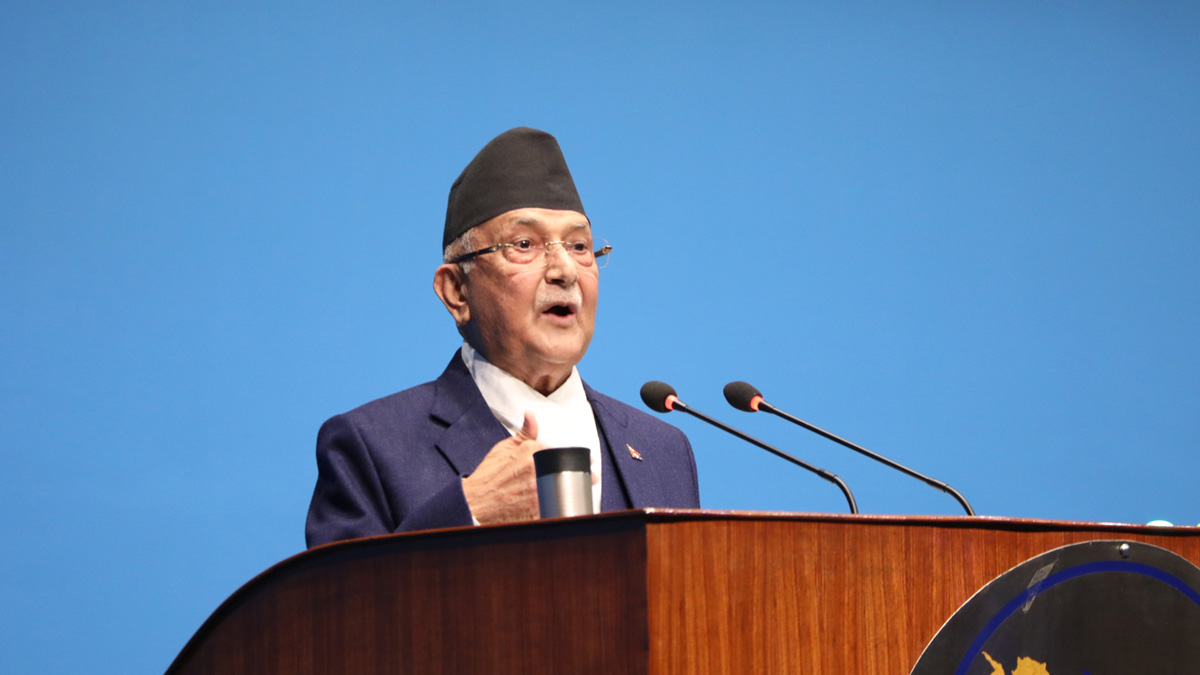 KP Oli Strongly Criticized Government’s Policies and Programs