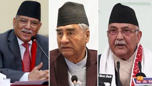 PM consults with Deuba and Oli on TJ bill