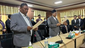 Upendra Yadav takes oath as lawmaker