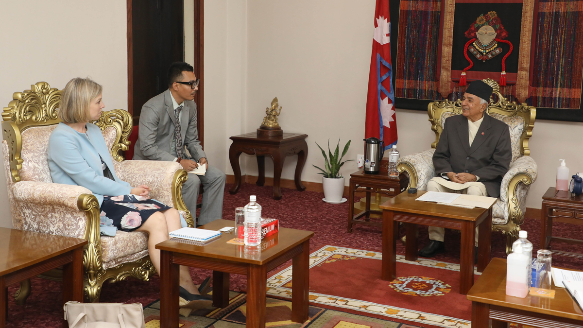 Farewell Visit: British Ambassador Meets President Paudel