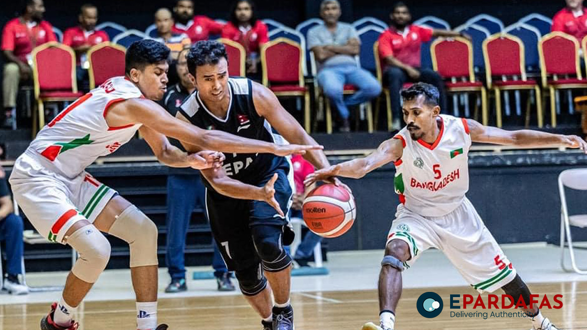 Nepal trounce Maldives to reach semi-final of Five-nation Basketball Championship