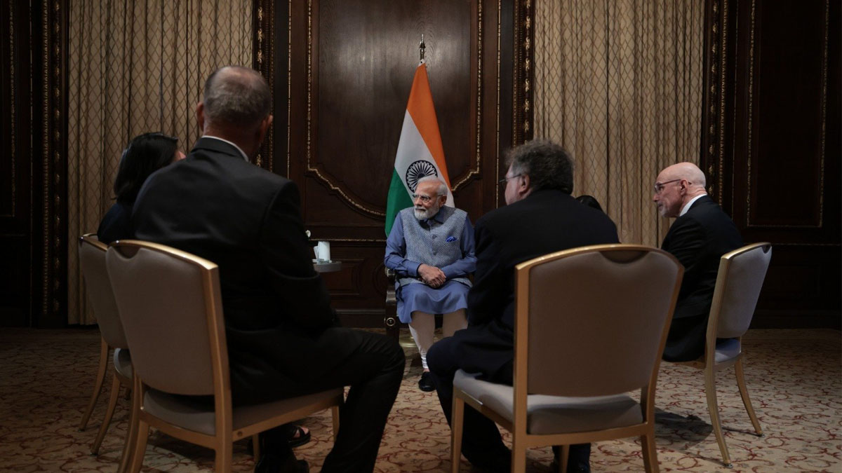 In US, PM Modi meets experts from health sector, academia, tech, economy