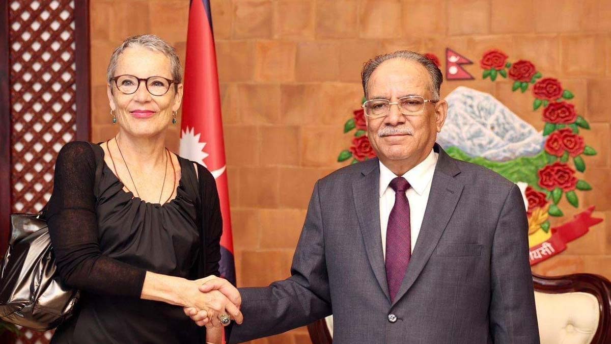 Swiss Ambassador Pays Farewell Visit to PM Prachanda