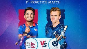 First practice match: Nepal to face Scotland today