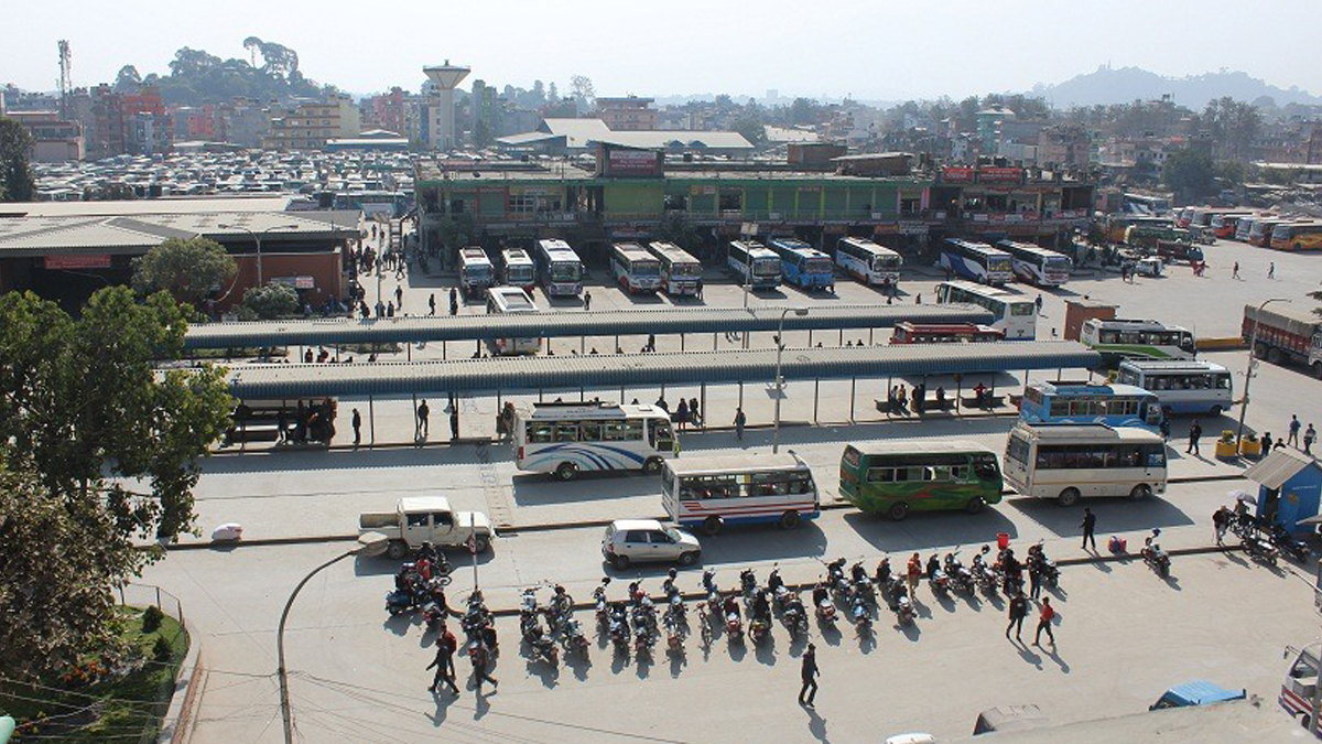 Public vehicles required to leave Kathmandu Valley only from New Bus Park from today