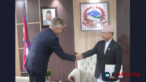 USG for peace operations calls on Defense Minister Khadka
