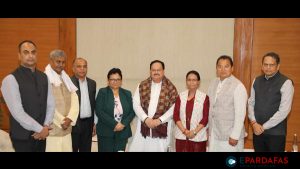 CPN (Maoist Centre) Leaders Hold Talks with BJP President Nadda During India Visit