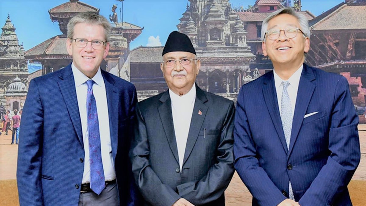 US Assistant Secretary of State Donald Lu meets UML Chair Oli