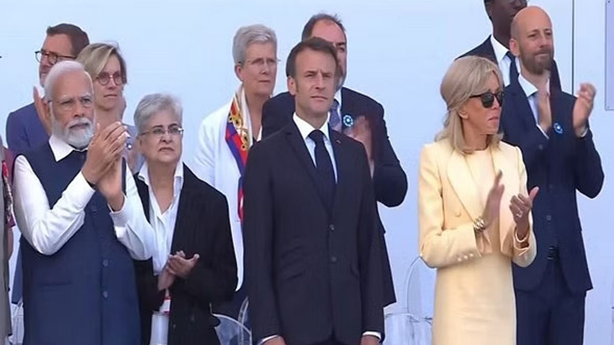 PM Modi attends Bastille Day Parade as Guest of Honour, Indian soldiers march with French troops