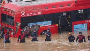 Nine bodies recovered from flooded S Korea tunnel