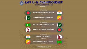 Match schedule for SAFF Championship made public