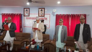 Uddhab Thapa Sworn in as Chief Minister of Koshi