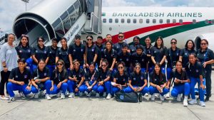 Nepali women football team leaves for Bangladesh for friendly matches