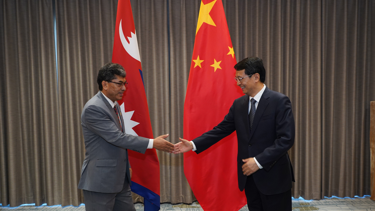 NPC Vice-Chair Shrestha holds talks with his Chinese counterpart