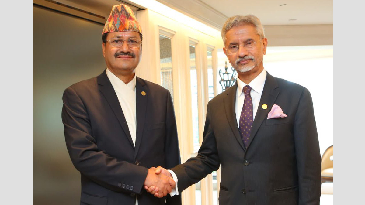 Foreign Minister Saud and Indian counterpart Jaishankar Discuss