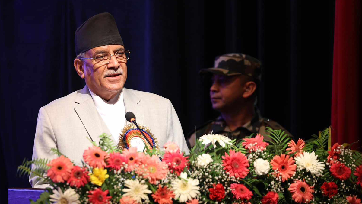 Physical infrastructure construction first condition for economic development: PM Prachanda