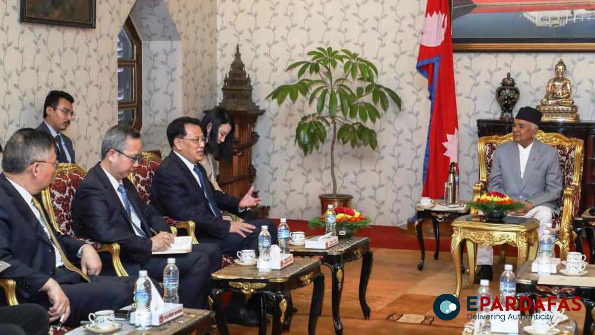 President Ramchandra Poudel Meets Chinese Leader Yuan Jiajun to Boost Relations