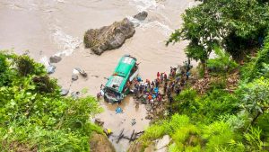 Dhading bus plunge: Eight people confirmed dead, 17 rescued