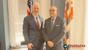 Ambassador Khatri Holds Productive Meeting with US Senator Hollen at Capitol Hill