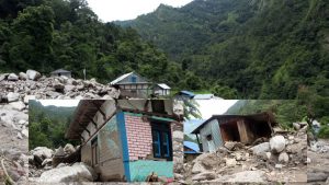 Dolakha landslide kills child, three go missing