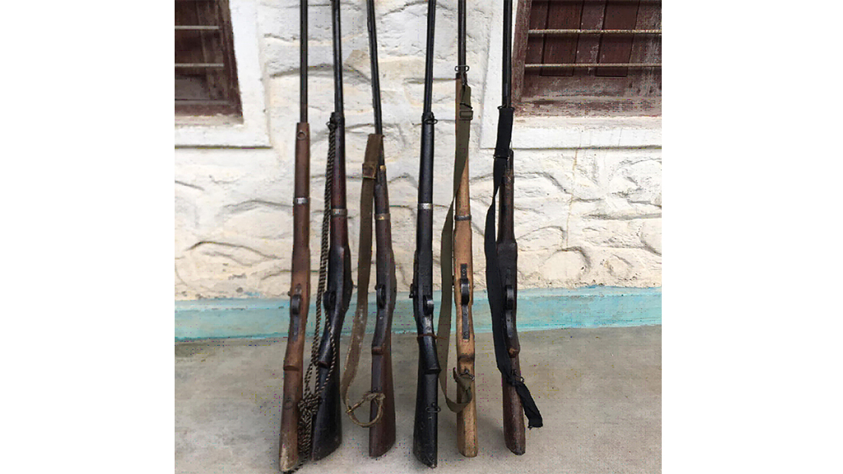 Six home-made guns recovered