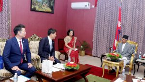 Japanese lawmakers call on President Paudel