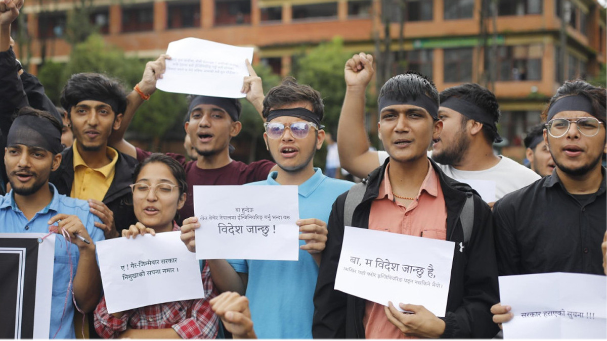 Students Protest Against Tuition Fee Hike at TU’s IoE