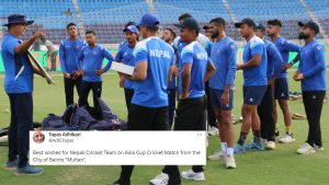 Asia Cup: Ambassador Adhikari Extends Best Wishes to Nepali Cricket Team