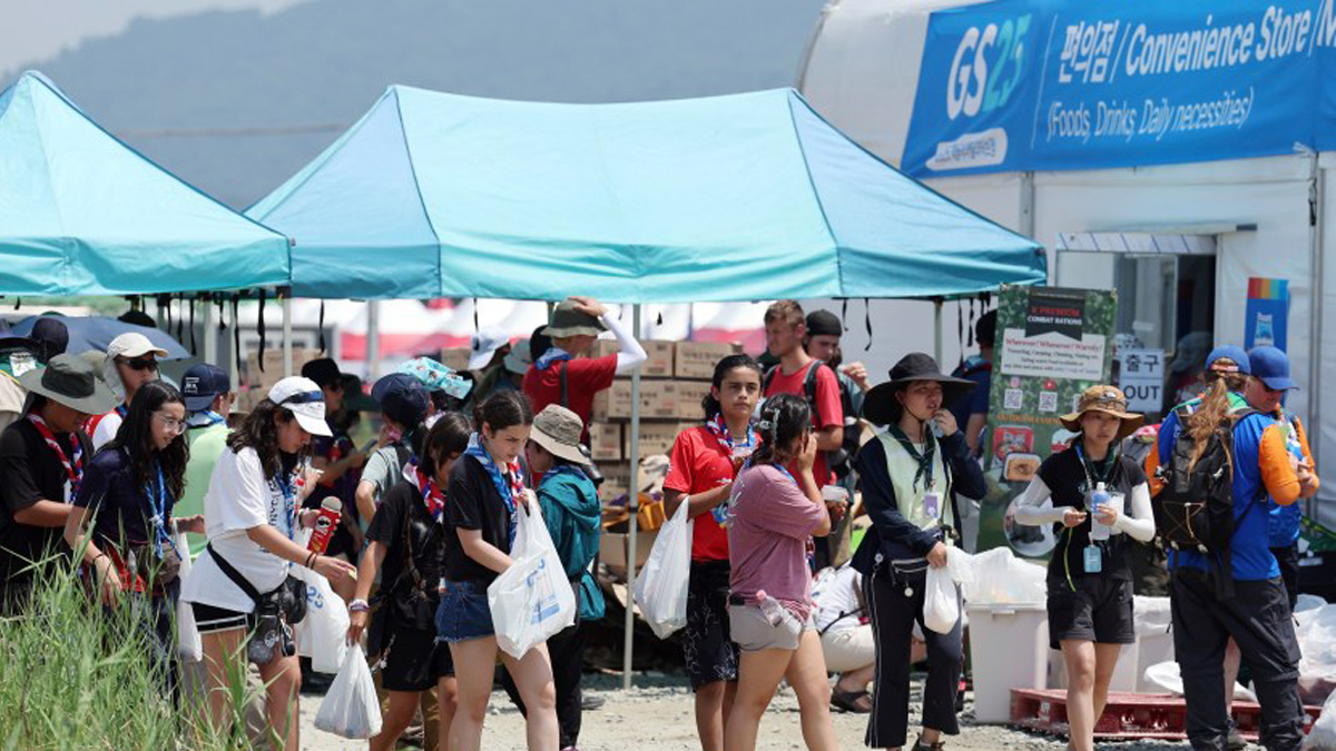 108 attendees at the World Scout Jamboree treated for heat-related illnesses in South Korea