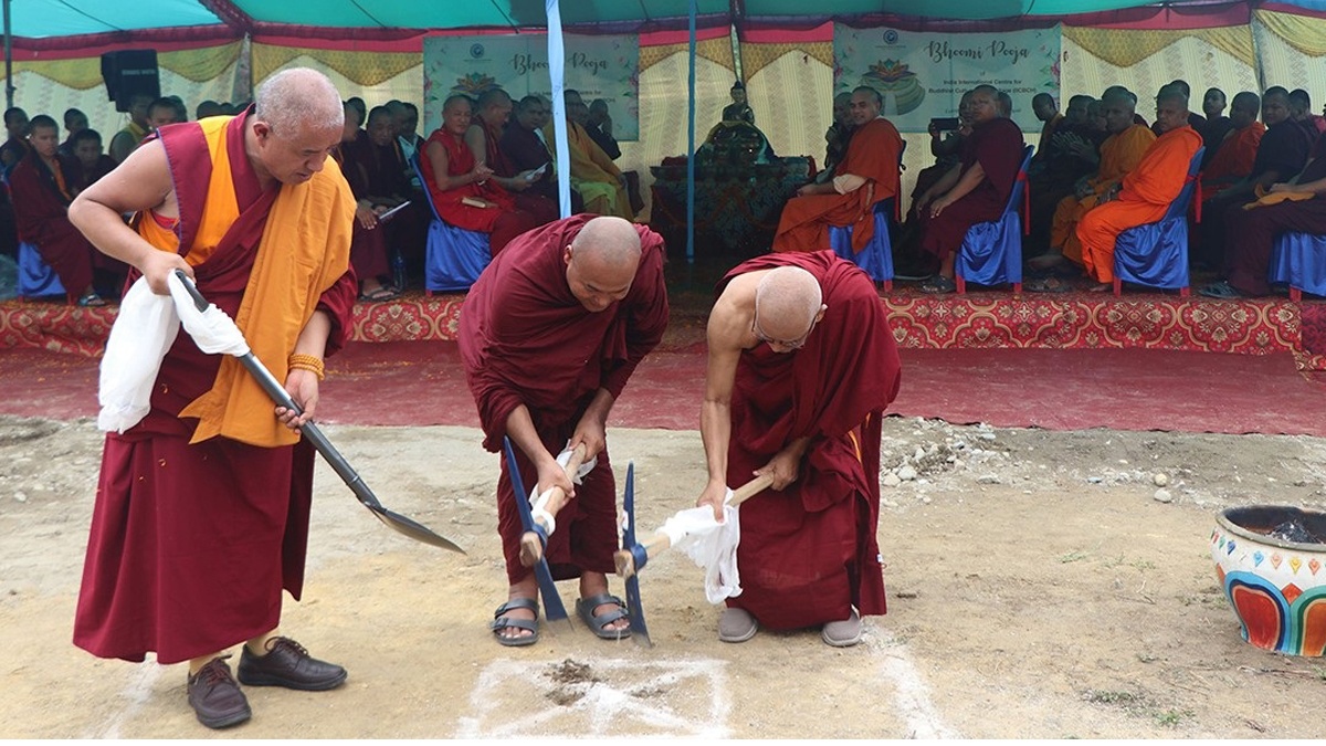 Construction of Indian Buddhist culture and heritage centre kicks off