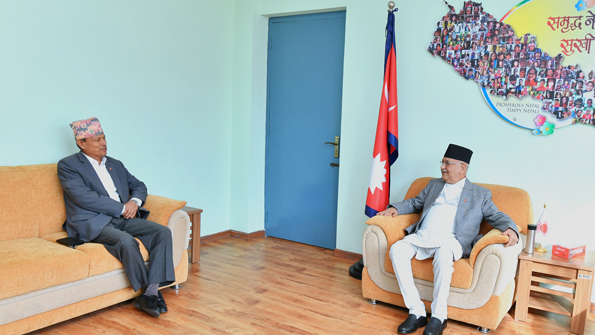 UML’s Rawal and Chair Oli in Talks: Are Differences Resolving?