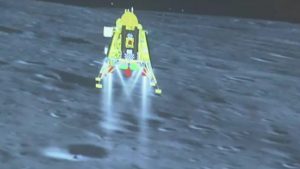 India’s Chandrayaan-3 Successfully Lands on Moon’s South Pole