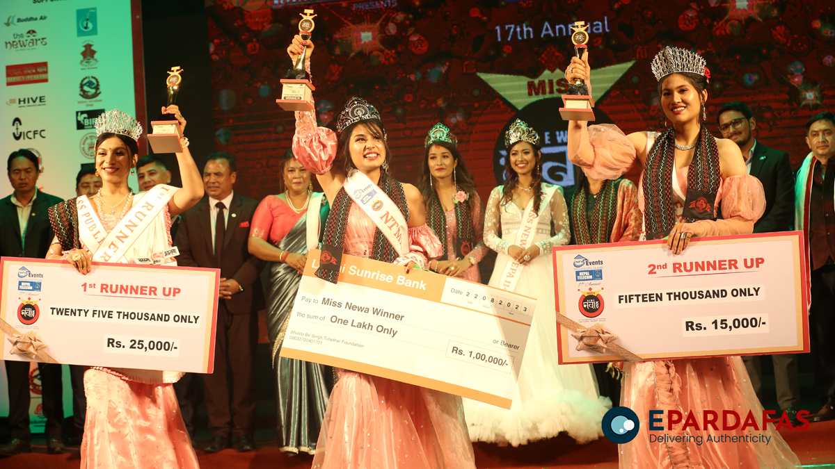 Sakina Maharjan Crowned as ‘Miss Newa: Nepal’ in Glittering Finale
