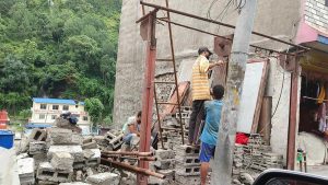 Illegal Buildings Demolished in Myagdi District HQ