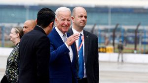 Biden leaves for Vietnam after concluding India visit