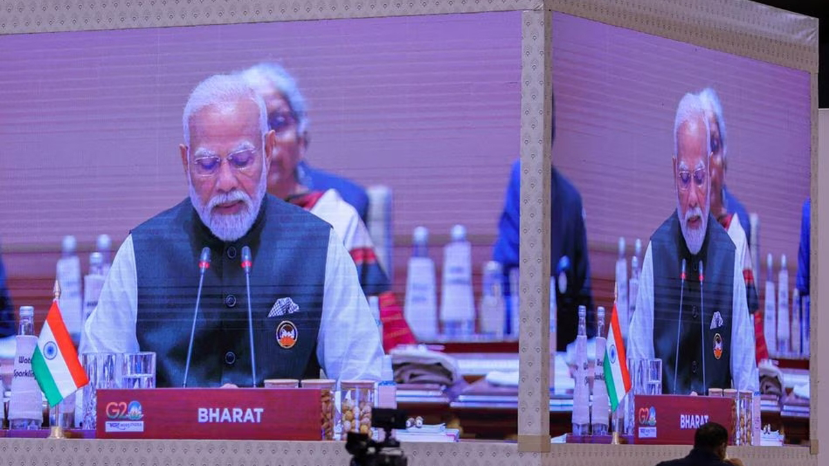 Modi uses ‘Bharat’ for G20 nameplate, not India, amid name-change row