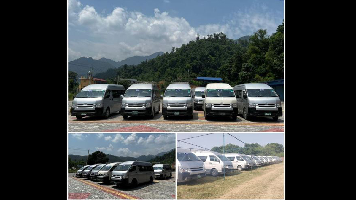 Nepal Supplies 40 Toyota Hiace Vehicles for India’s G20 Summit